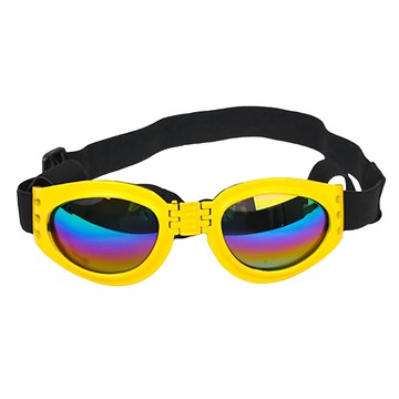 寵物夢工廠 時尚太陽眼鏡  總長16cm  黃色  1個