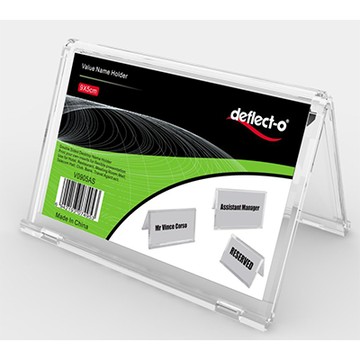 迪多Deflect-o  鏡面V型座席卡架22*10cm- #V2210