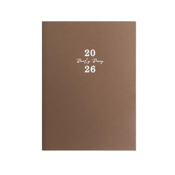 珠友Chuyu2026年A5日誌內頁(1日1頁)/咖啡/BC-50720-02