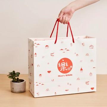 【Mao's樂陶陶 】品牌專用紙袋（一組商品限購一個紙袋）