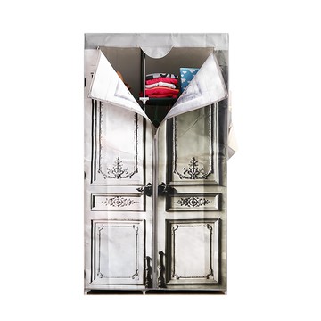 Cotton Field 棉花田傢飾 凱文簡易組裝防塵衣櫥 88x45x160cm  88cm