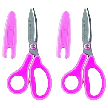 plus 兒童30度弧線剪刀  粉色  2支