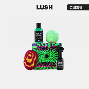 【LUSH 嵐舒】狂野之王 身體護理禮盒 (廣藿香/香草/胡椒/泡澡球/沐浴露/身體噴霧/季節限定)