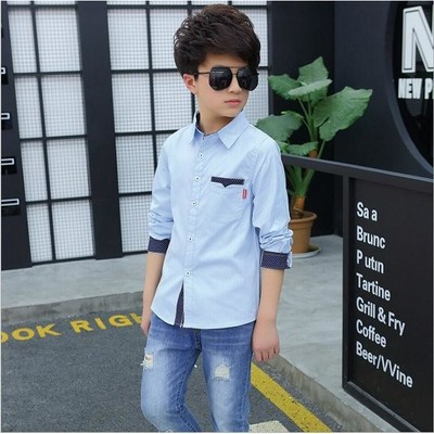 男児 シャツ ドット ポイント 韓国子供服