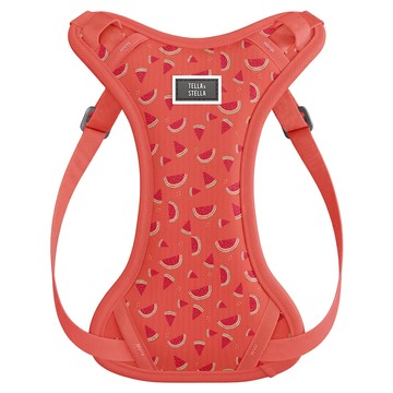 TELLA&STELLA 加拿大 夏日西瓜迷你犬用胸背帶  紅色  1個  XXS