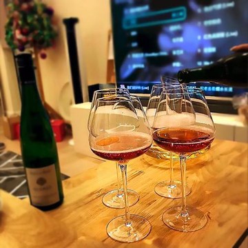 大號紅酒杯子家用葡萄酒杯輕奢高級感高腳杯水晶紅酒醒酒器套裝