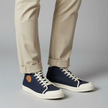 B2 西班牙工藝 / 男款高筒 / 帆布鞋 / spring court