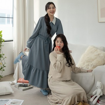 不挑身形全鬆緊蛋糕長裙