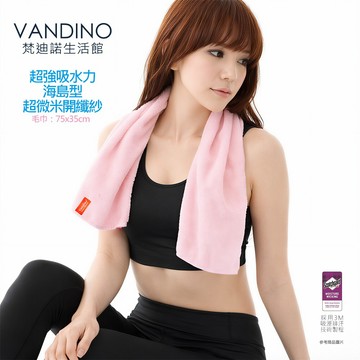 VANDINO 超強吸水【毛巾／75x35cm】毛巾 台灣製MIT 3M 家用毛巾 日常用品
