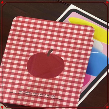 🎀ipad保護殼🎀適用iPadPro保護套11代2025新款Air7磁吸可拆卸10.2格紋紅蘋果11
