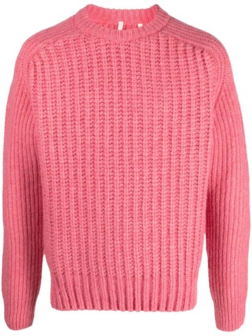 Sunflower - ribbed-knit jumper - men - Wool/Polyamide - XL - Pink