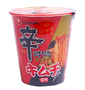 ★まとめ買い★　農心ジャパン　辛ラーメンキムチカップ　６８Ｇ　×24個