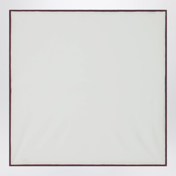 White wool blanket with Web tape