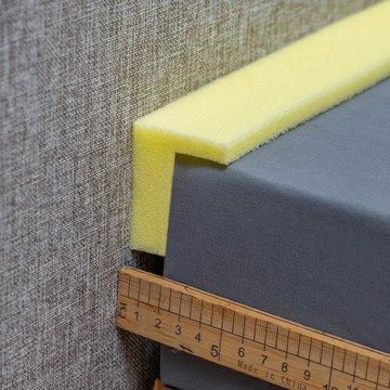床頭填補縫 床邊縫隙條 床縫填充神器 學生宿舍床縫填充神器L型床邊家具縫隙填塞靠牆長條高密度海綿塊『ZW4824』