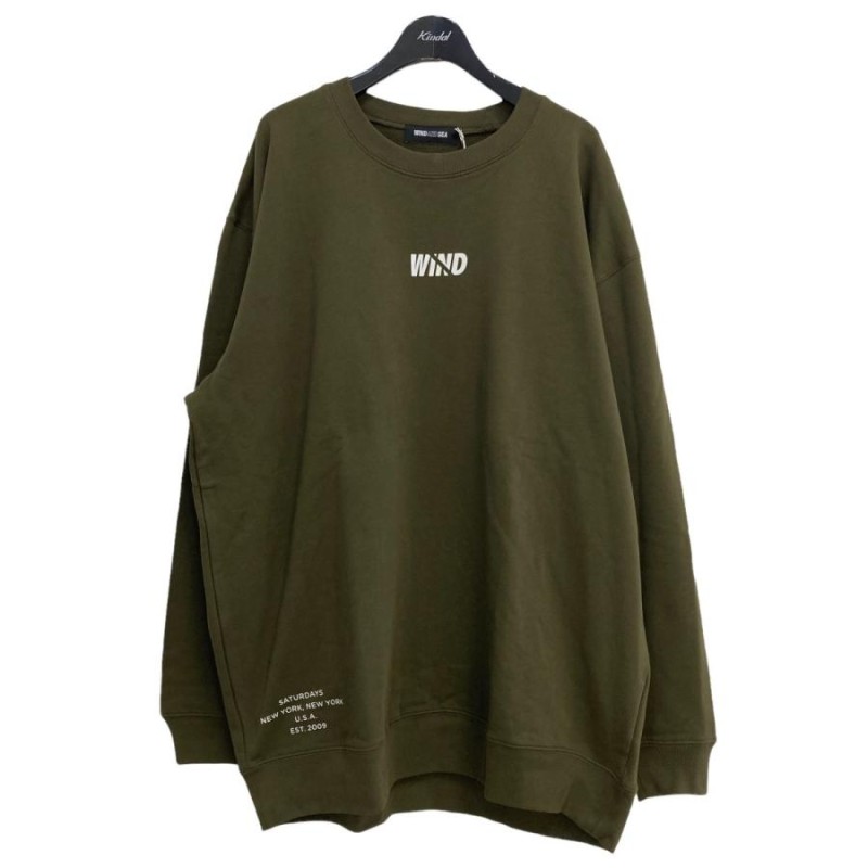 WIND AND SEA WDS Crew Neck スウェット オリーブ サイズ：XL (心斎橋 ...