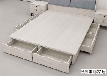 【H&D東稻家居】6尺六抽床底/收納床底(TJS1-07536)