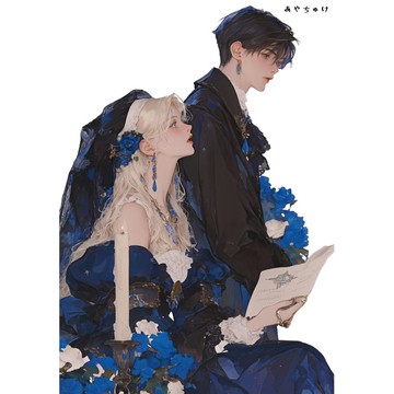 【2 月新品 3】07-113-0087 人物貼紙 兩人 奇幻風格