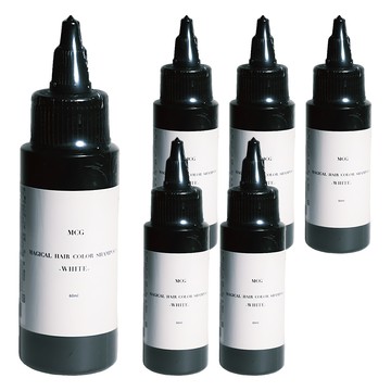 MCG 米璽聚 彩色精靈護色靚露 魔王白  6個  60ml