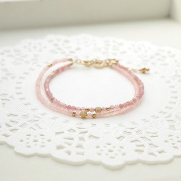 考季智慧藍【命運好好玩】14K五行水晶補運手鍊