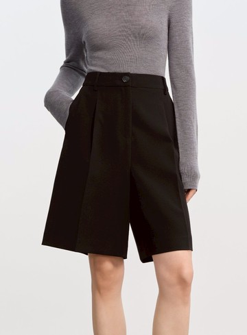 挺廓感西裝五分褲