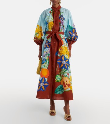 Alémais Dahlia cotton and silk shirt dress