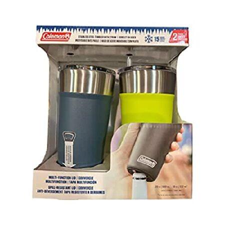 Coleman Stainless Steel Tumbler 2-Pack,20 ounces並行輸入