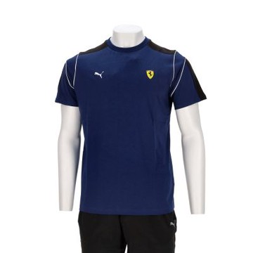 Puma 法拉利車迷系列 男款 藍色 歐規 MT7 休閒 T恤 上衣 短T 運動 短袖 63276605