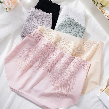 【CS22】天使之翼蕾絲無痕冰絲石墨烯內褲XL(3件/入)