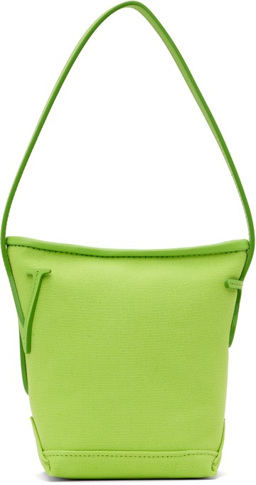 JW Anderson 绿色迷你 Anchor Cotton Canvas 手提包