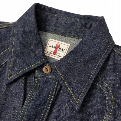 サムライジーンズ カモメウエスタンシャツ Samurai Jeans 10oz