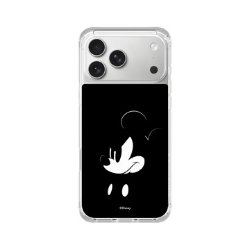 iPhone 17 Pro Max ClearX (MagSafe 兼容) 晶透白 - 迪士尼-米奇 Mickey - 米奇黑設計