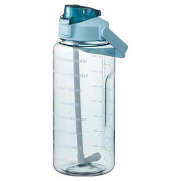 德利生活 超大容量戶外便捷水杯 綠色  1入  2000ml