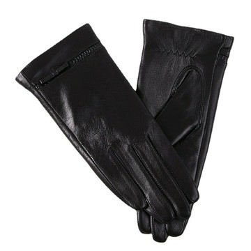 【巴黎精品】現貨+預購 真皮手套女手套-山羊皮蝴蝶結觸控加絨女配件a1dx34