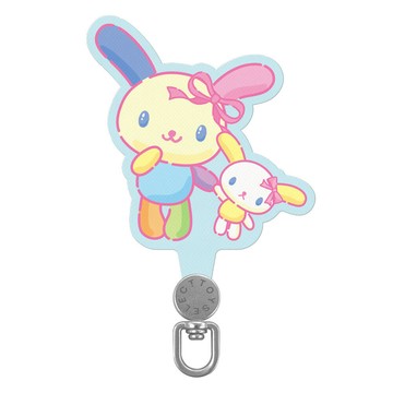 【正版授權】花小兔牽牽小夥伴旋轉手機掛片/夾片