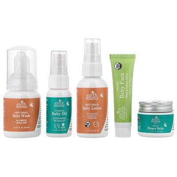 Earth Mama, A Little Something, 寶寶護理套裝, 5件
