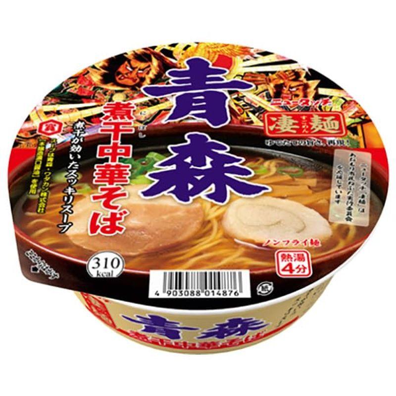 ヤマダイ ニュータッチ 凄麺 青森煮干中華そば 113g×12個入