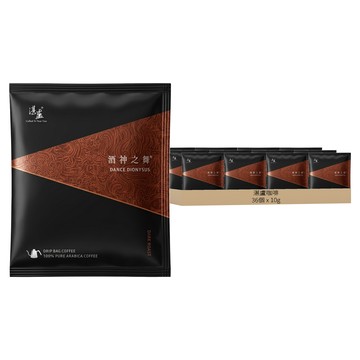 湛盧咖啡 深烘焙經典濾掛咖啡 酒神之舞  10g  1個  36個裝