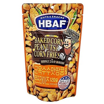 HBAF 花生120g(烤玉米味花生玉米粒) [大買家]