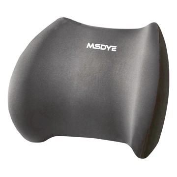 MSDYE 汽車靠枕 記憶棉 四季通用  黑色  1個