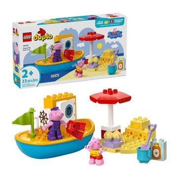 LEGO 樂高得寶系列 佩佩豬的乘船之旅 Peppa Pig Boat Trip  適合2歲以上兒童  10432  1盒