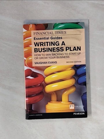 【書寶二手書T1／財經企管_WAV】Writing a Business Plan: How to win backing to start up or grow your business_Evans, Vaughan