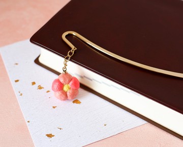 和紙小物 書籤 梅 梅花 練り切り 日式和菓子