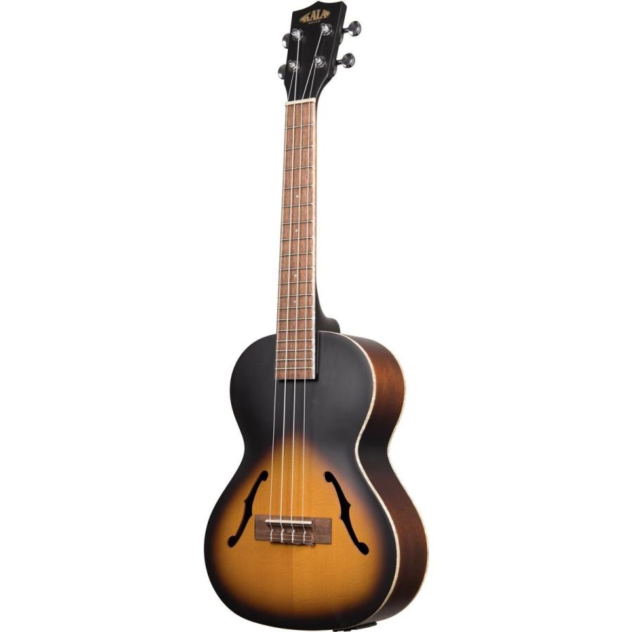 KALA カラ ウクレレ Archtop Series スプルーストップ テナー エレキ仕様 タバコバーストカラー KAJTE-2TS-WC