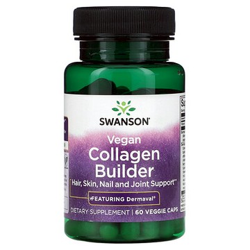 Swanson 全素膠原蛋白生成劑，60 粒素食膠囊