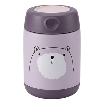b.box 不鏽鋼悶燒罐  小熊 紫色  1個  210ml
