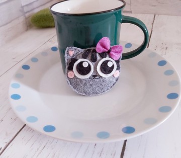 不織布髮飾系列~ 貓兒款~BB夾