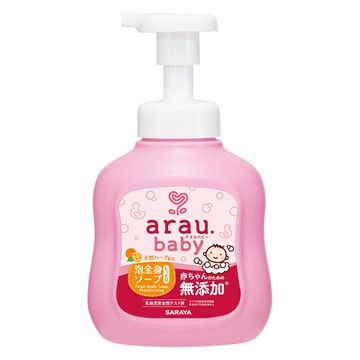 arau. bubble whole body soap moist body 450mL