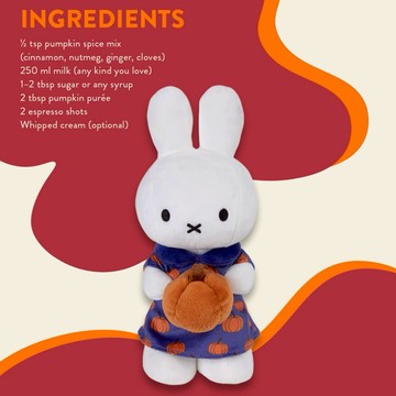【WUZ屋子】荷蘭BON TON TOYS Miffy Dress UP 米菲兔造型玩偶-南瓜洋裝 24cm