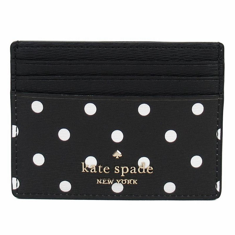 セール☆kate spade x DisneyコラボミニーマウスカードIDケース kate spade x Disneyコラボミニーマウスドット水玉カードケース