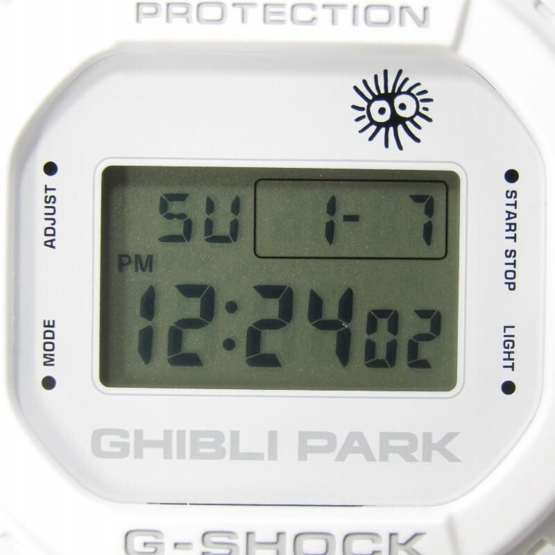 美品 CASIO G-SHOCK Gショック DW-5600VT ジブリパーク限定 コラボ まっくろくろすけ 本体のみ ホワイト 白 30012614  | LINEブランドカタログ